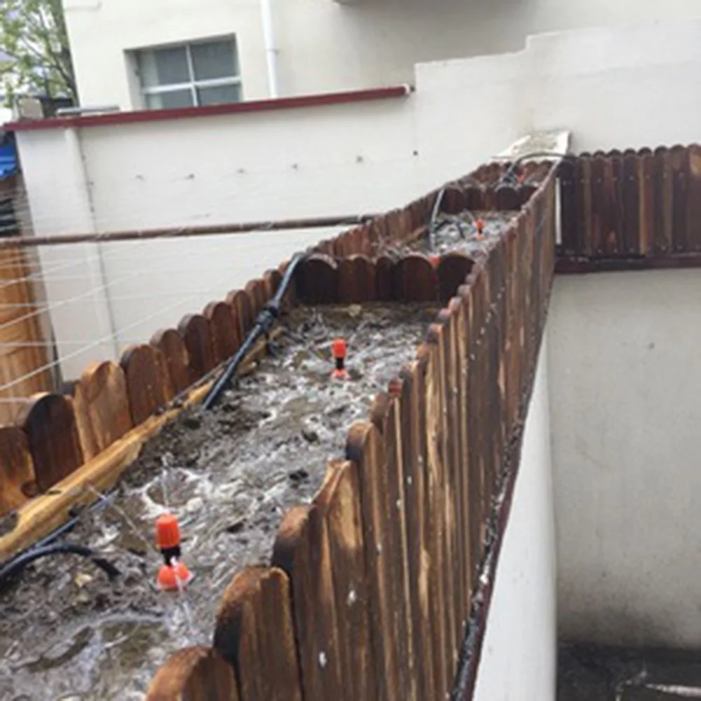 10X Auto Lawn Garden Watering Spray Misting Nozzle Sprinkler Irrigation System