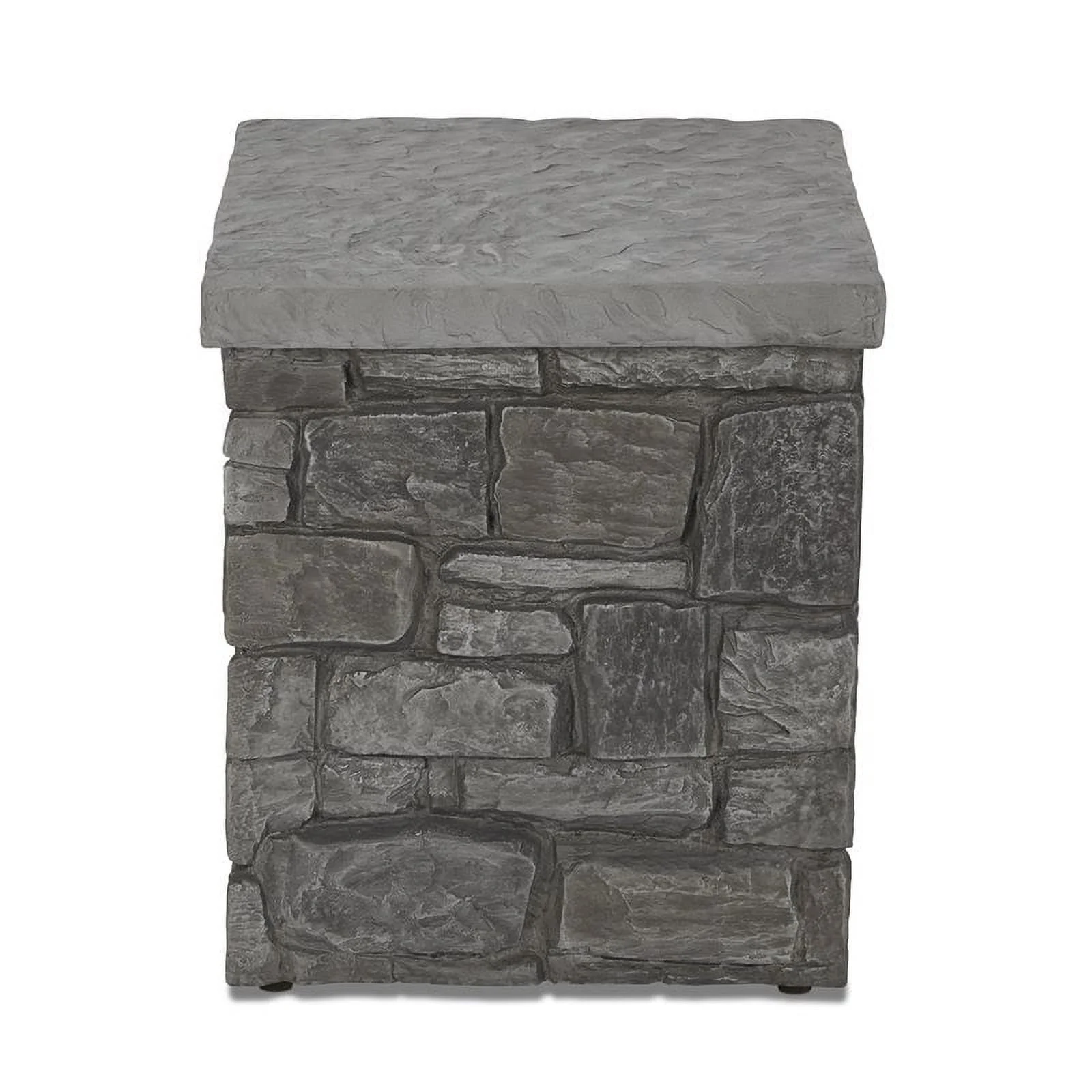 Home Square 2-Piece Set with Propane Fire Table & Tank Cover