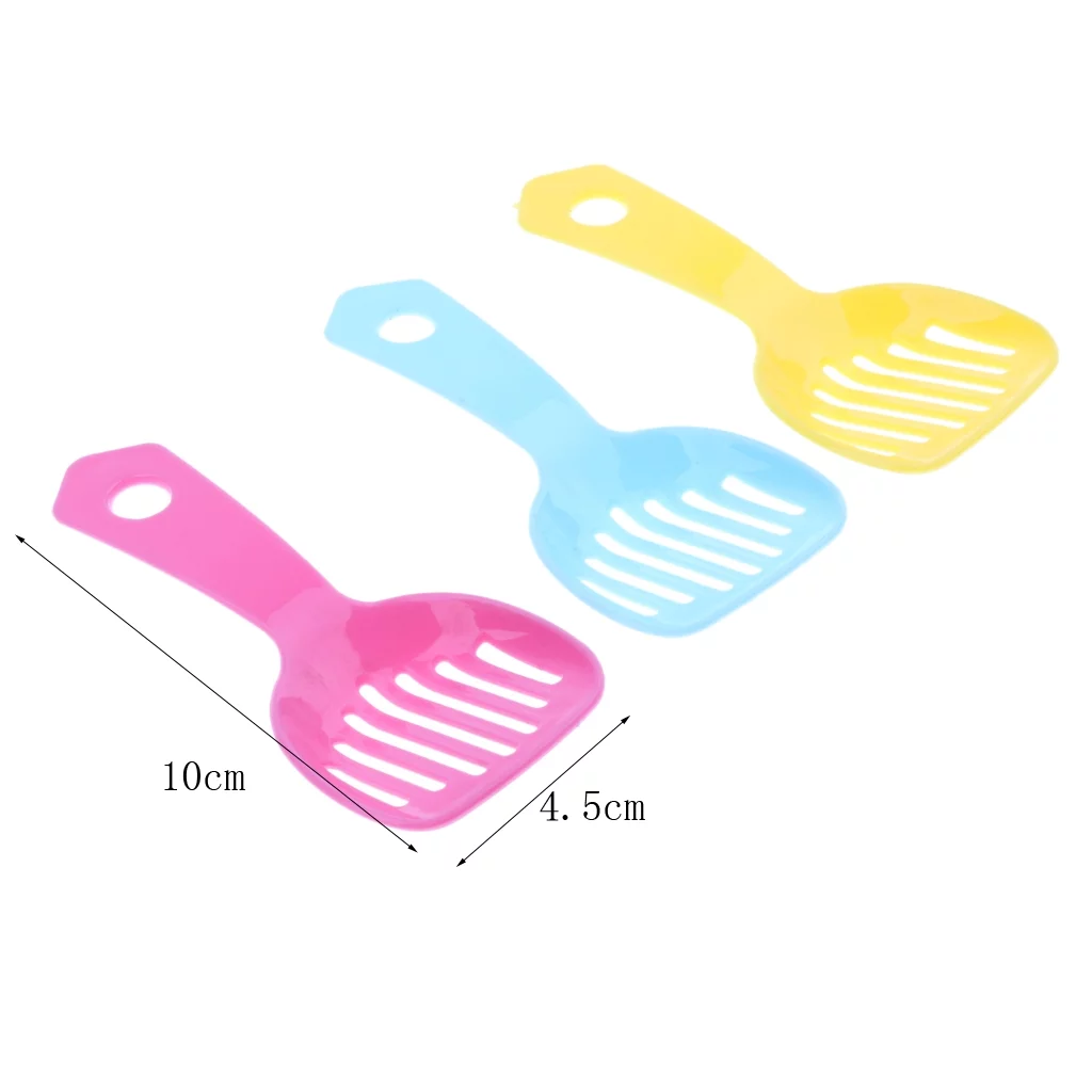 5x Hamster Gerbille Scooper Poo Shovel Bath Shovel 10x4.5cm Easy to Clean
