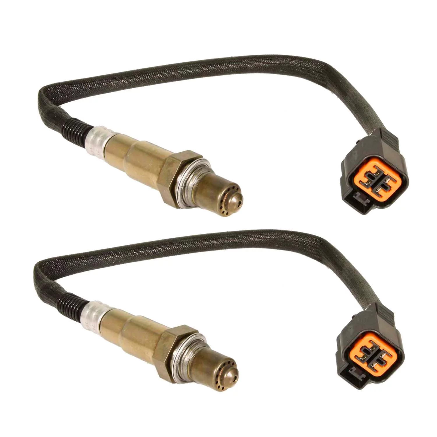 Maxfavor 2Pcs Oxygen Sensor for Kia Rio Rio5 2011-2006, Hyundai Accent 2000-2011 Upstream Downstream