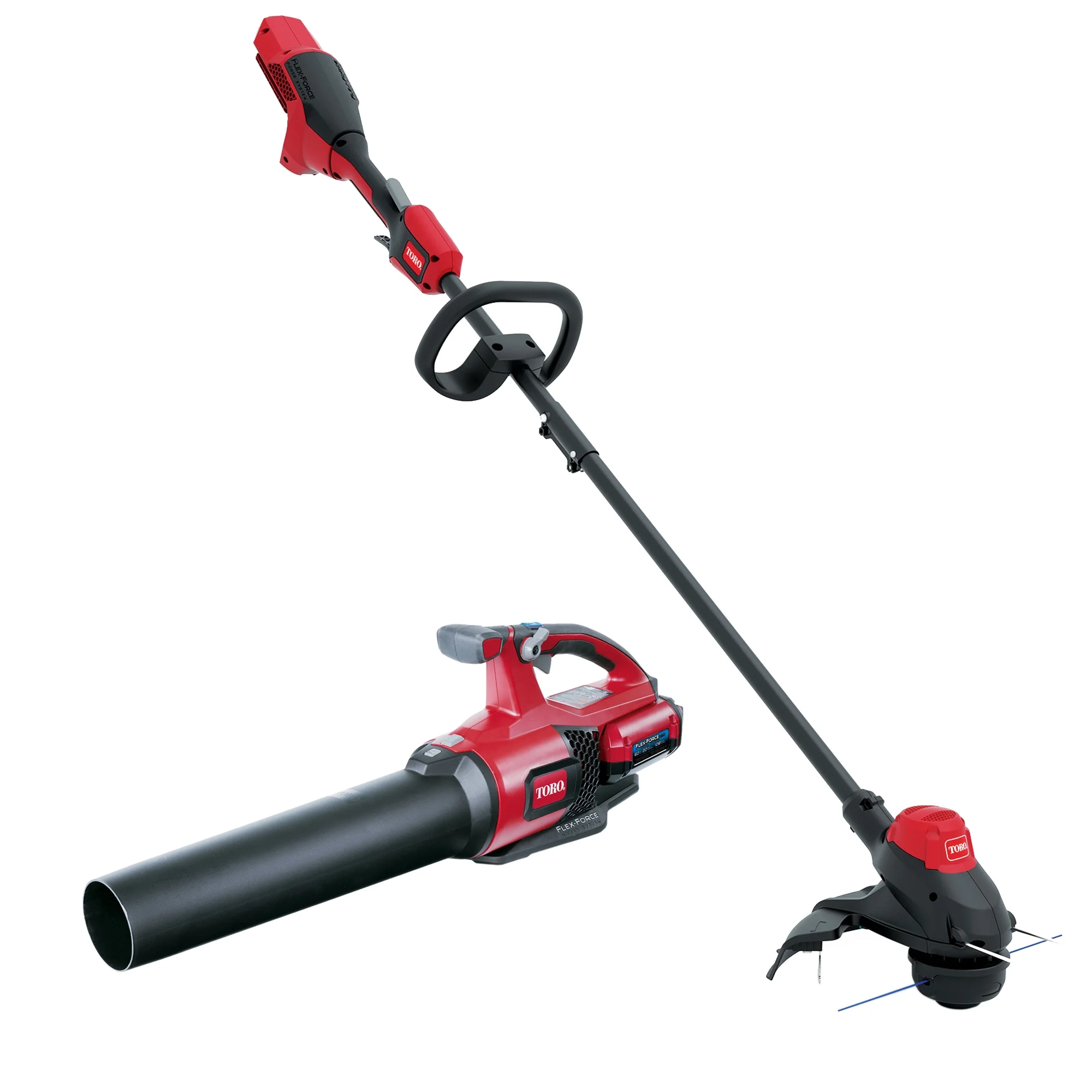 Toro Flex-Force 60V Max 2-Tool Combo Kit Leaf Blower & 13'' String Trimmer
