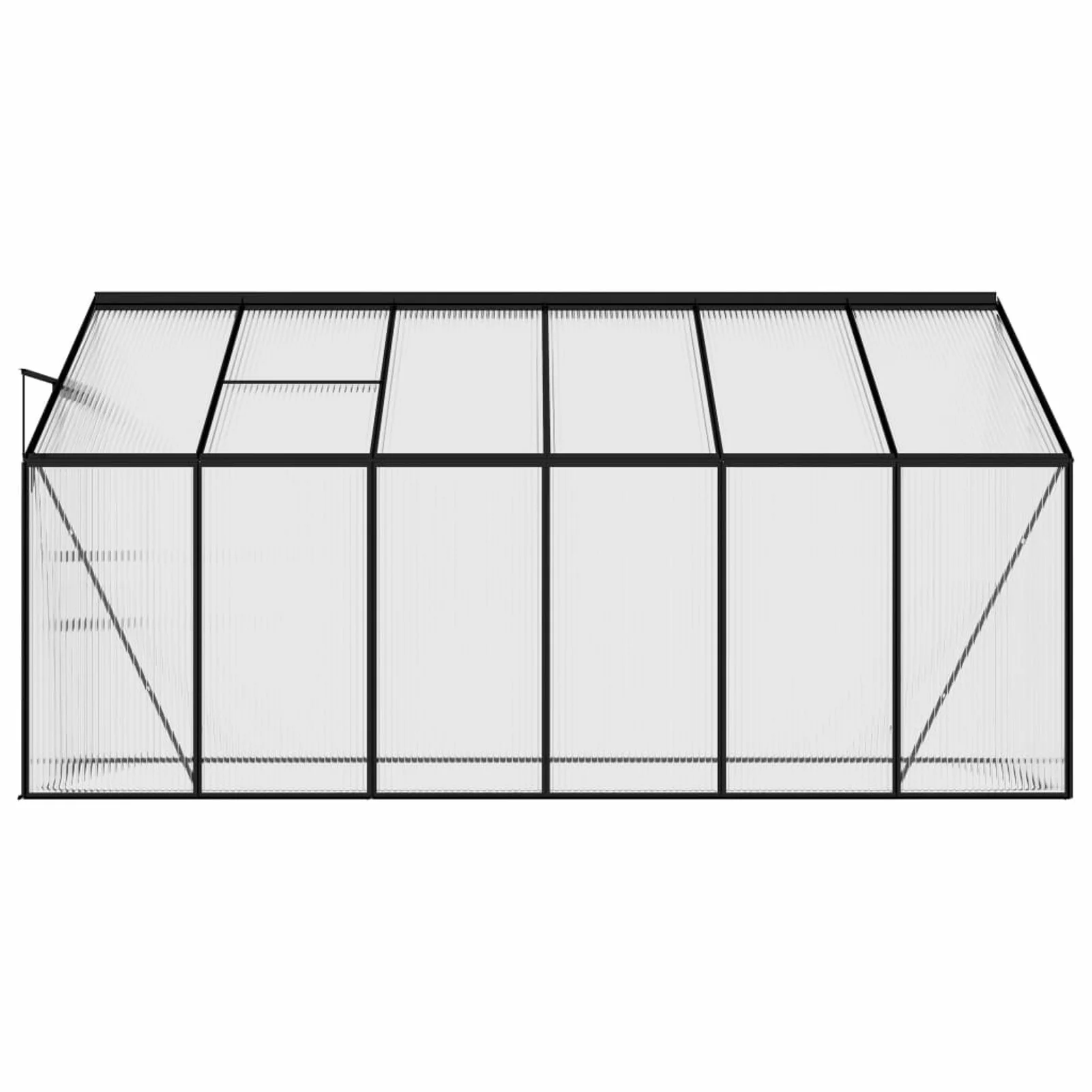 Uteam Aluminum Greenhouse Anthracite 262.7 ft³