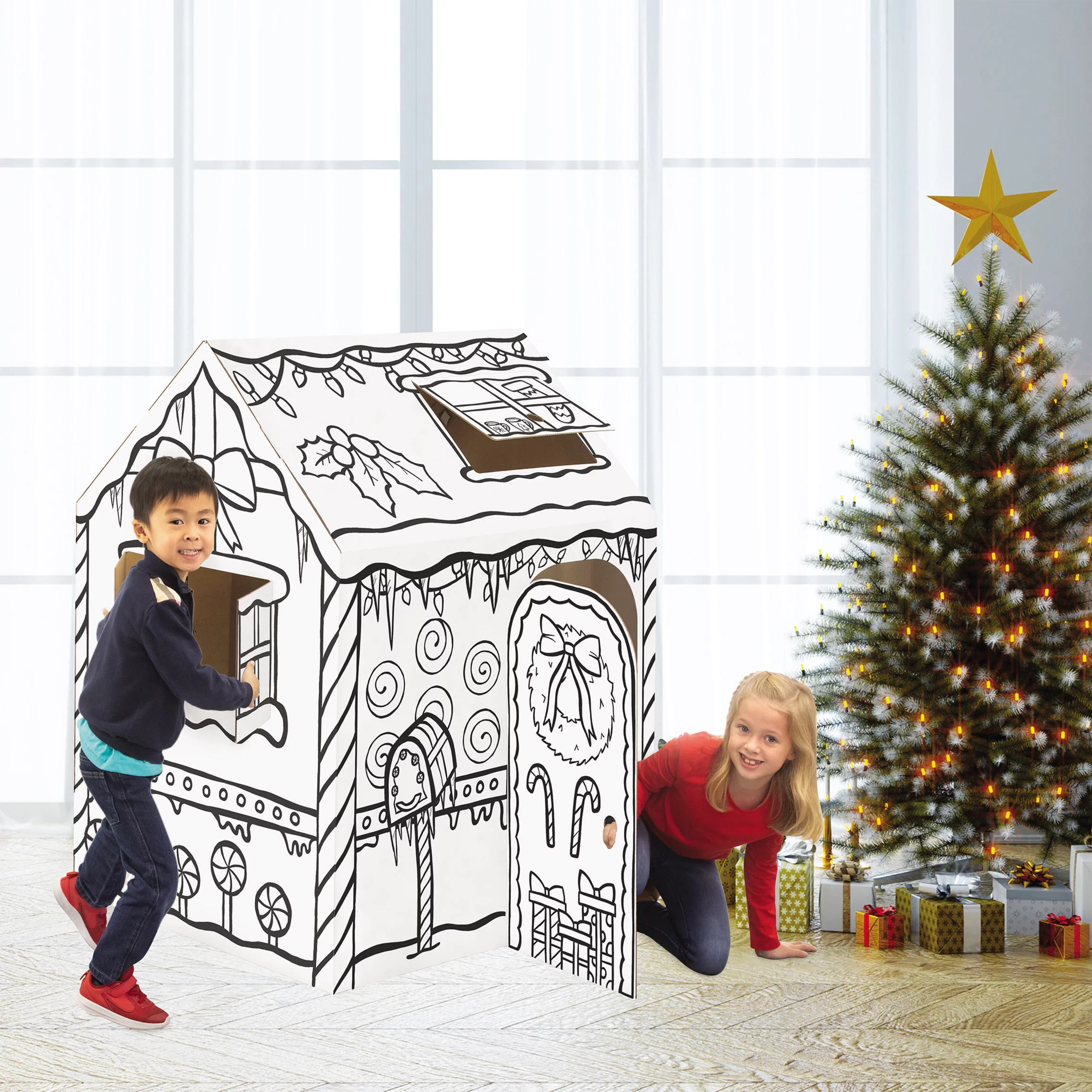 Bankers Box at Play Holiday Gingerbread Playhouse (1230601)