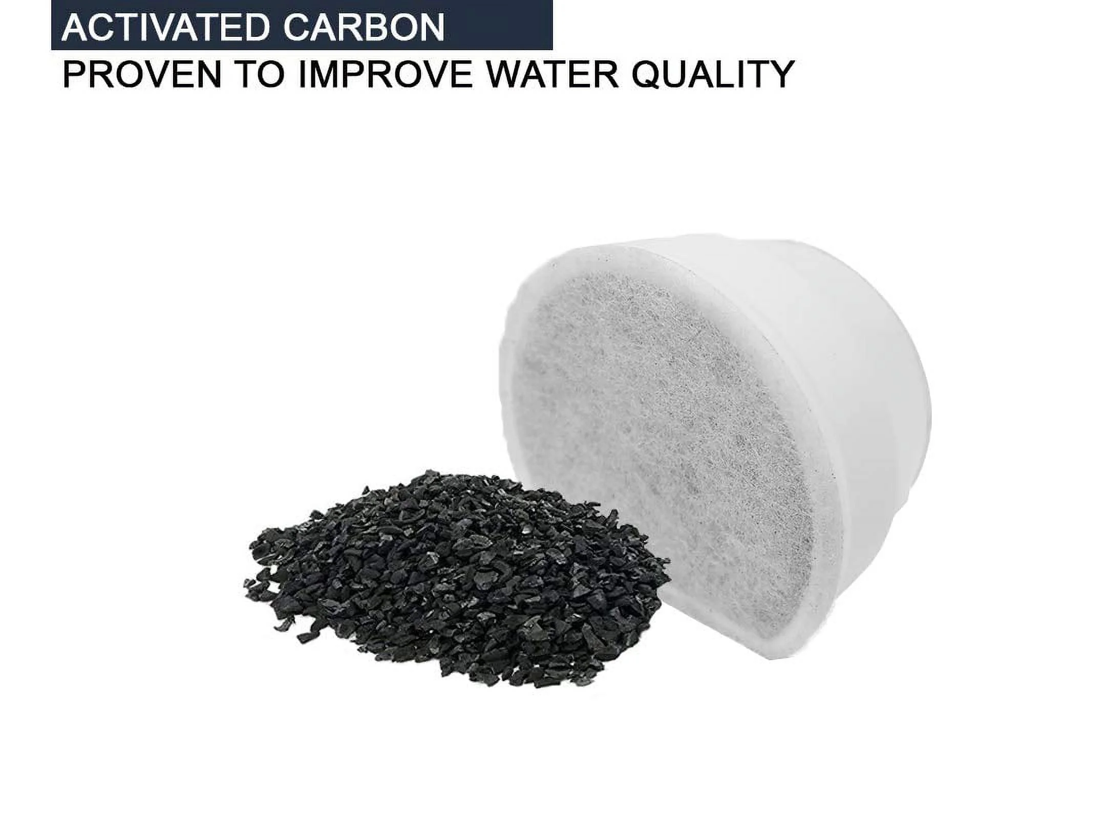 GoldTone Brand Replacement Pet Fountain Charcoal Water Filters replaces your Pioneer Pet Replacement Filters & Pioneer Water Filter. Fits Pioneer Pet Ceramic & Stainless Steel Fountains