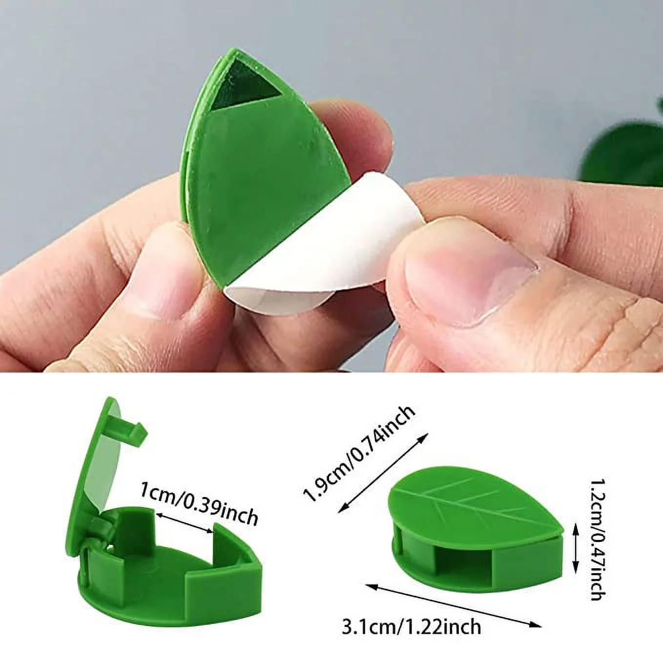 YHAIOGS Plant Support Clips Flower Vine Clips Garden Plant Multi Purpose Small Clips