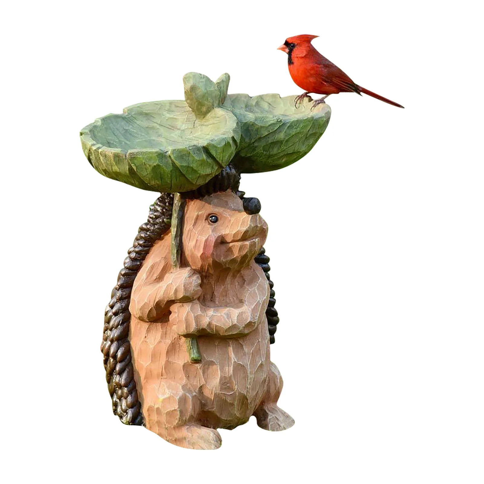 NLLSHGJ Resin Birdbath Polyresin Antique Garden Bird Bath for Home Garden Yard
