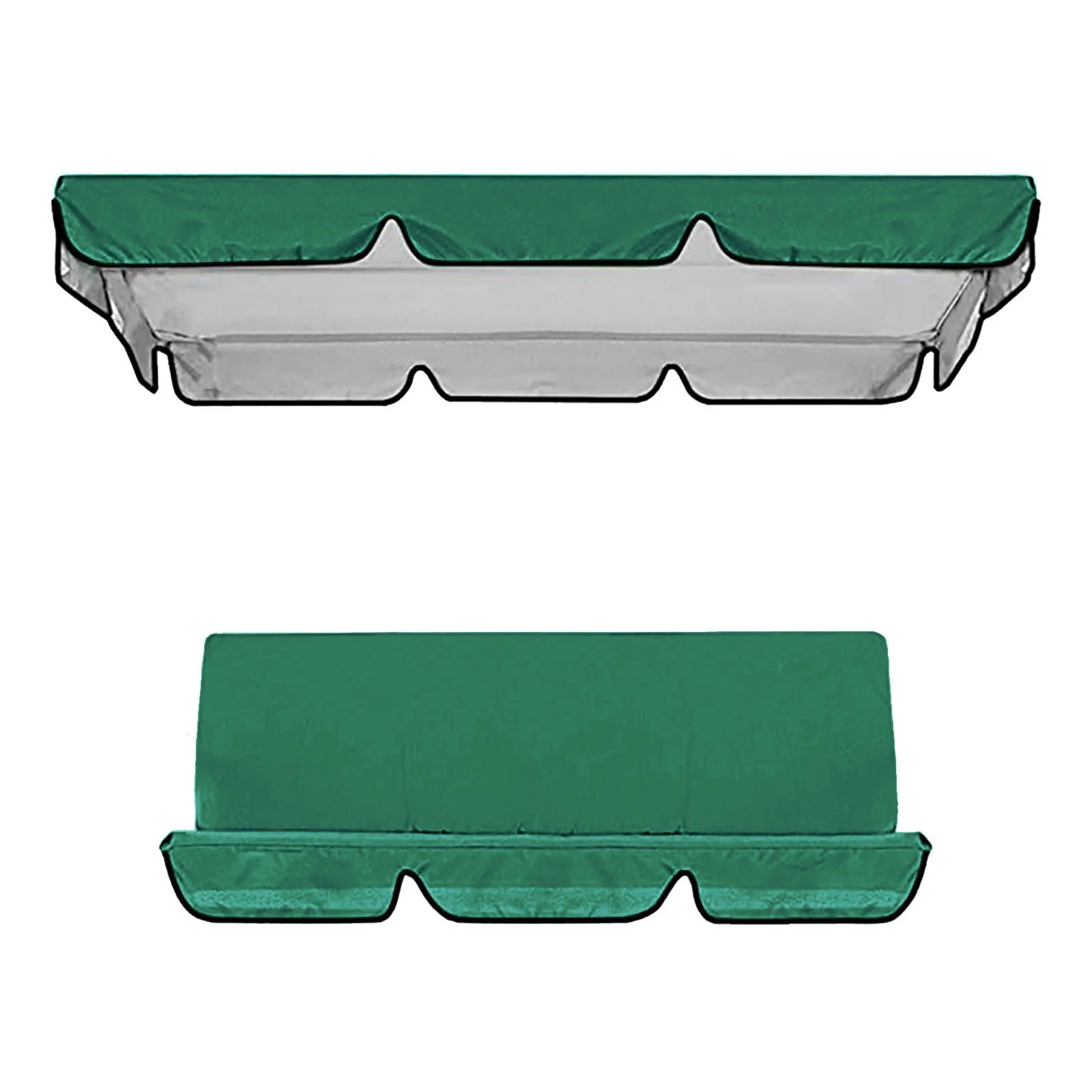 Replacement Outdoor Rain Ceiling Cover Cloth Courtyard Swing Cover Awning Patio Lawn & Garden Rocking Camping Chairs for Adults Heavy Duty