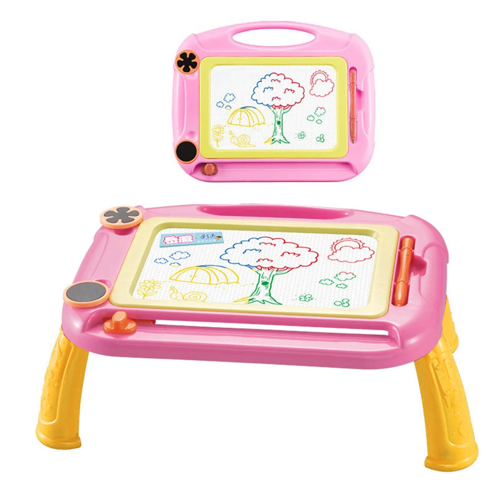 Stiwee Household Trendy Stuff Kid's Toy Children's Drawing Board Kids Magnetic Drawing Board With Holder Gra-ffiti Painting Board Educational Toys Doodle & Scri-bble Boards