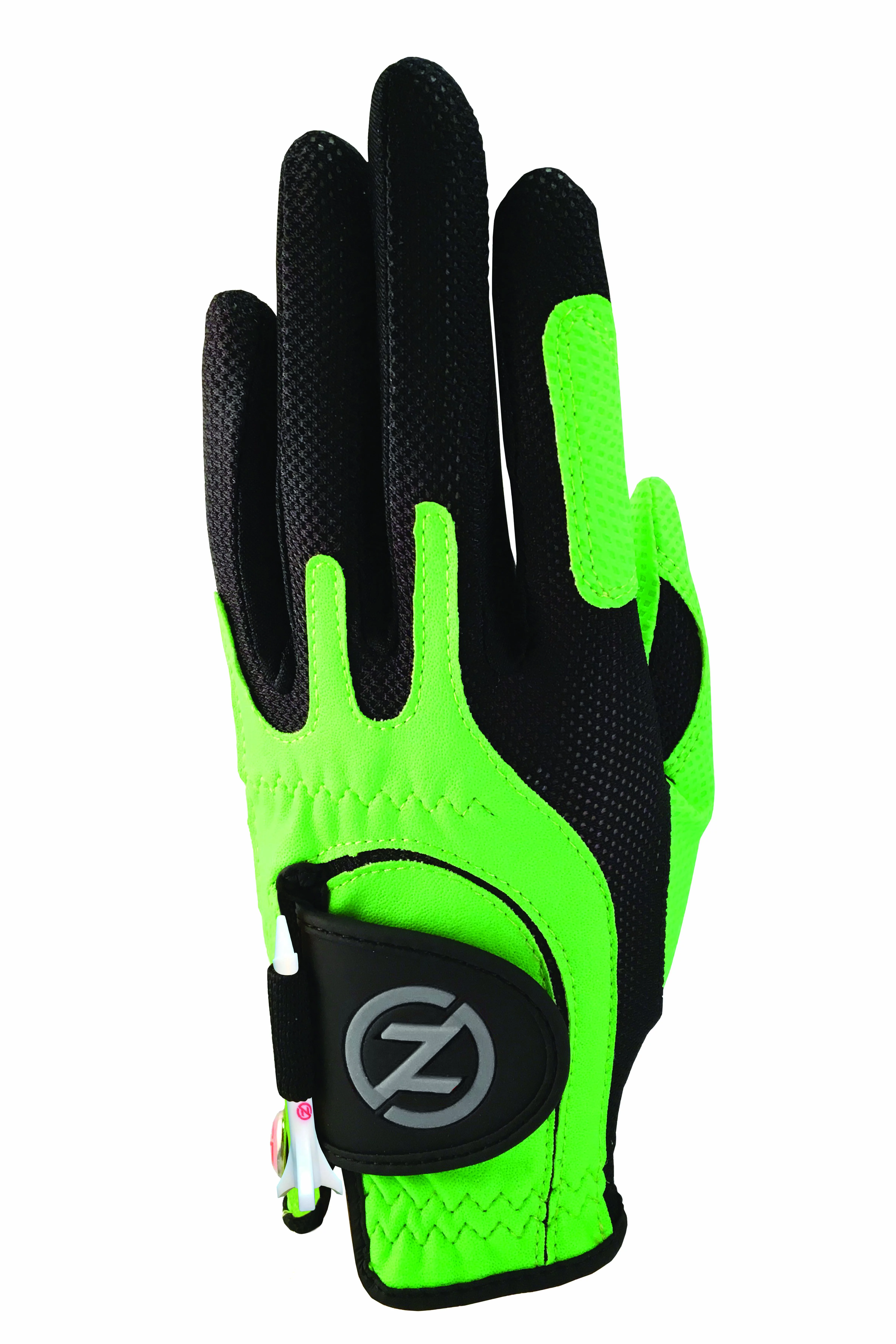 Zero Friction Junior Golf Glove, Left Hand, One Size, Lime