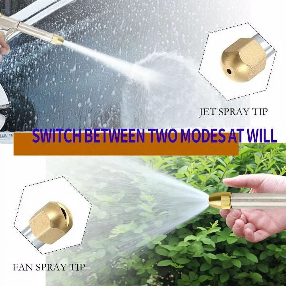High pressure water gun High Pressure Power Washer Water Spray Gun Nozzle Wand Attachment Garden Hose