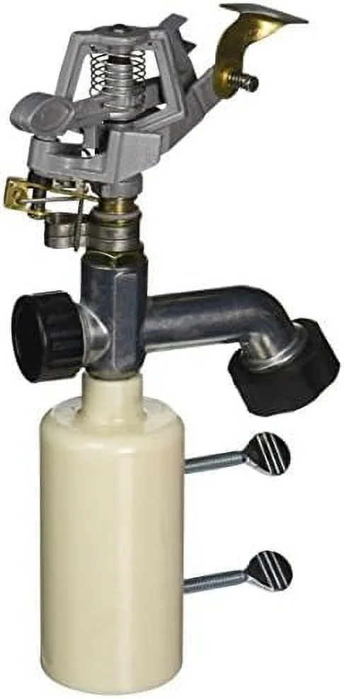 1000440 T-Post Sprinkler, Medium, Metallic