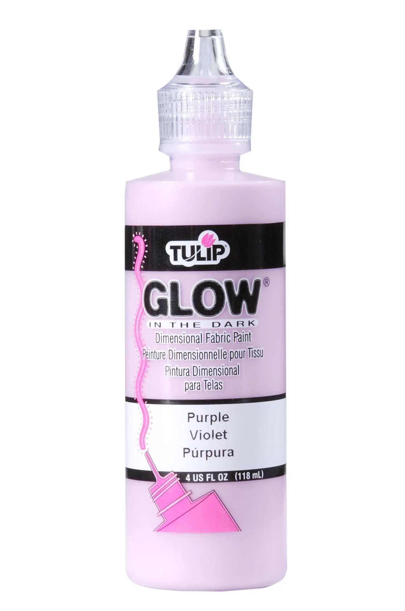 Tulip Slick Brown Dimensional Fabric Paint, 4 fl oz