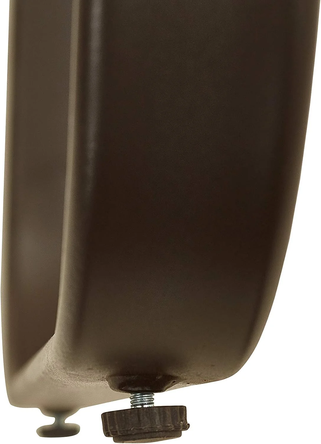 Dina 4 Piece Outdoor Conversation Furniture Metal Patio Garden Chairs Set with Loveseat and Glass Coffee Table  Brown