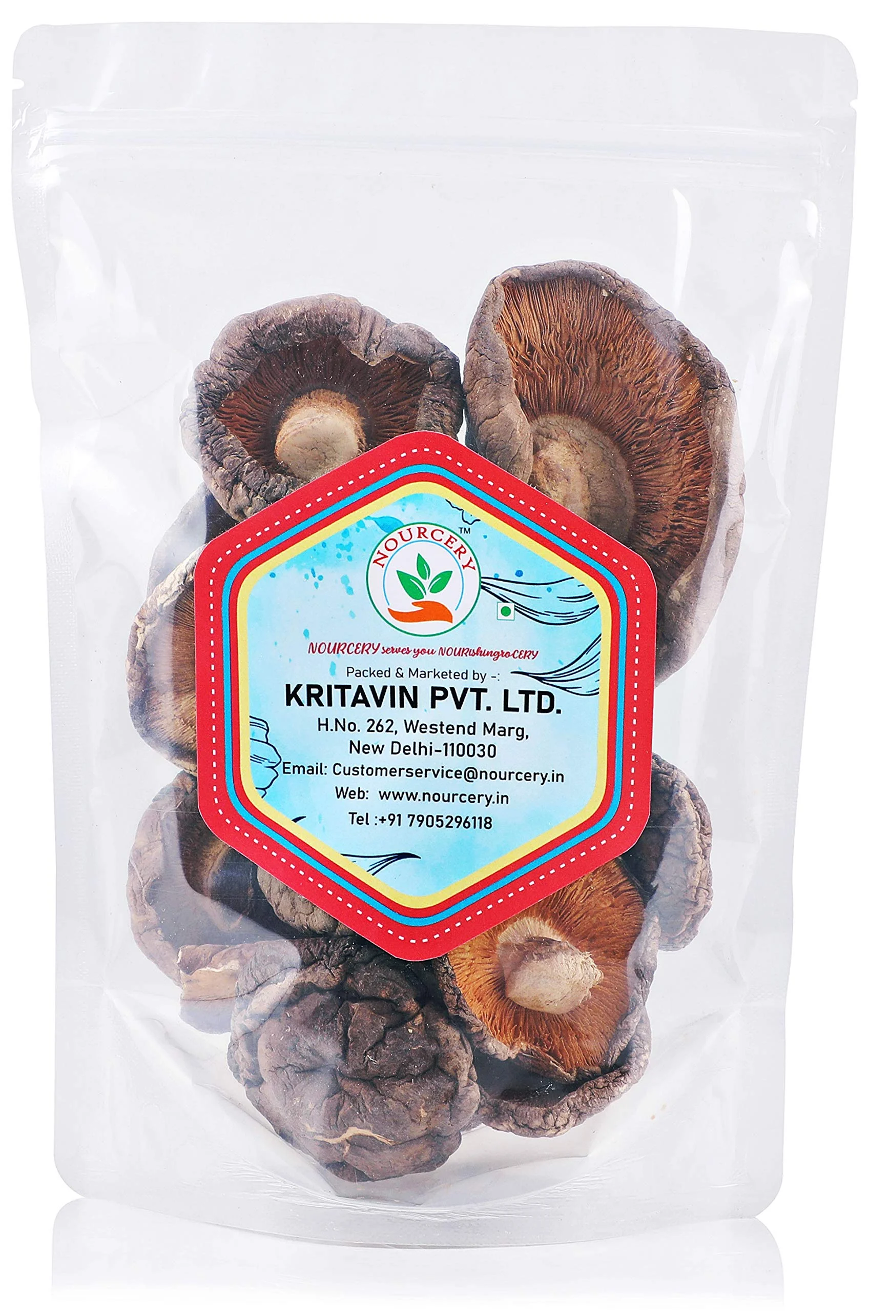 Nourcery Dried Shiitake Mushroom, 100Gm (Sawtooth Oak Mushroom)