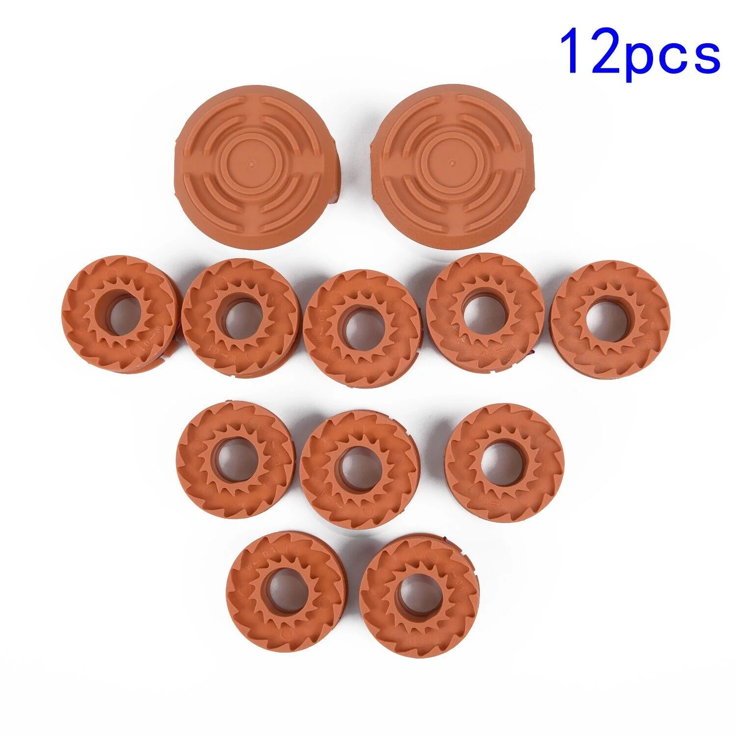 Cumbed For WORX-WA0004 Replacement Grass-Trimmer-Spools Line W/Spool Cap Covers-Kit