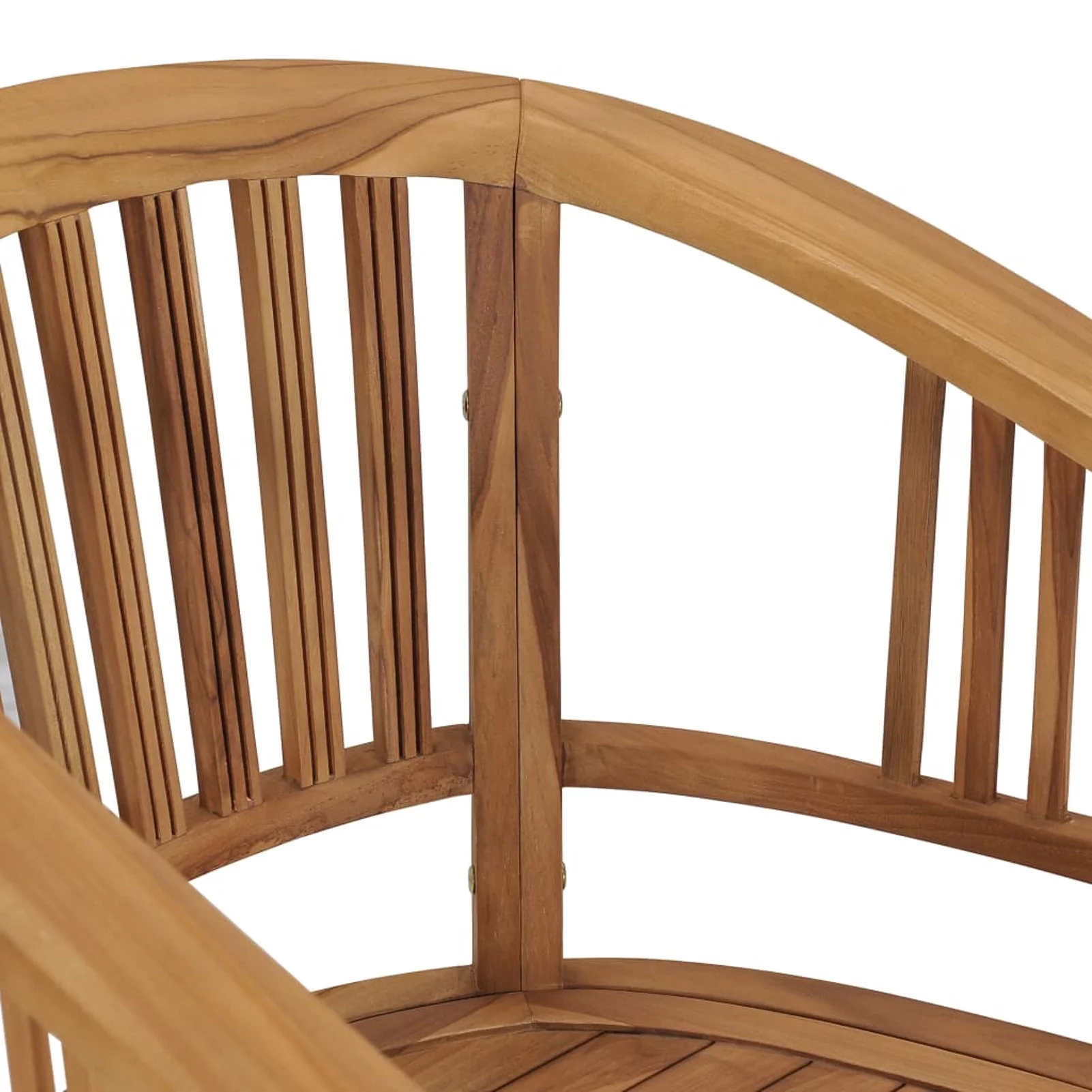 Dcenta Patio Chairs 2 pcs Solid Teak Wood