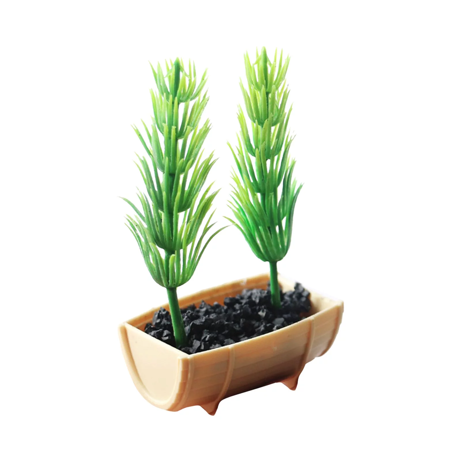 SIfdSeng Nordic Green Tree Potted Doll House Mini Furniture Garden Model Flower Pot Father Day Gifts From Wife Father's Day Gifts From Daughter and Son Father's Day Gifts for Dad From Kids