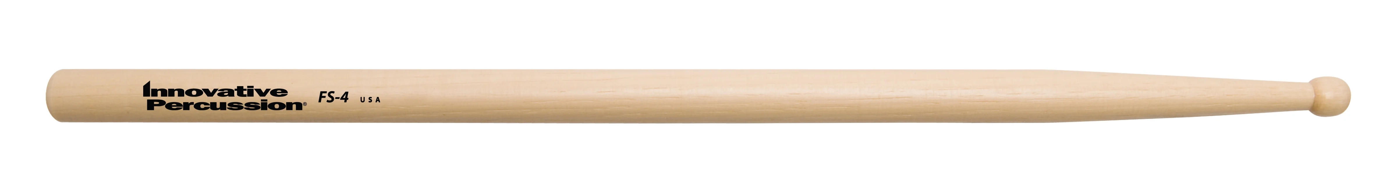 Innovative Percussion FS4 Wood Tip Hickory Marching Drumsticks