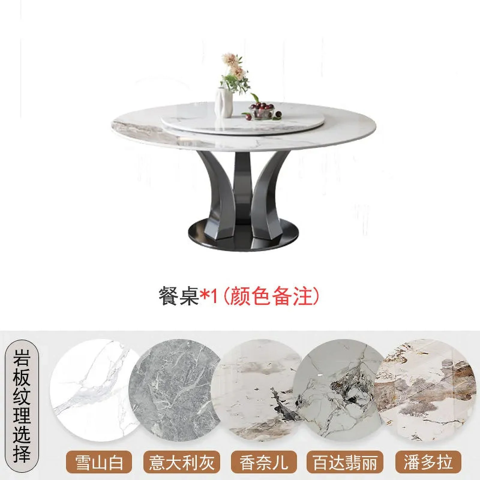 Luxury Dinner Round Table Salon Living Room Dinette Garden Small Dining Table Set Cute Modern Mesa Plegable Luxury Furniture