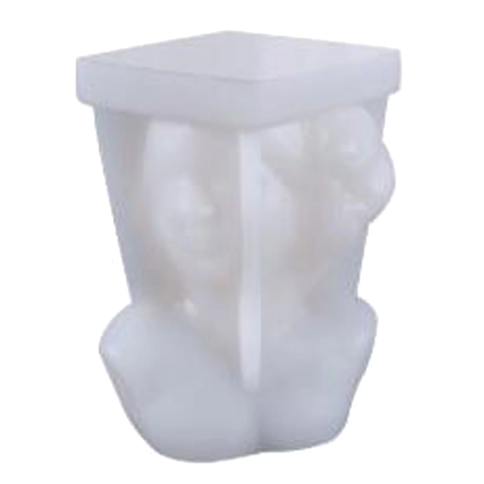 iju7gthy 4th of july indoor Closing Eye Girl Fragrant Gypsum Rose Flower Eye Subsida Candle Silicon