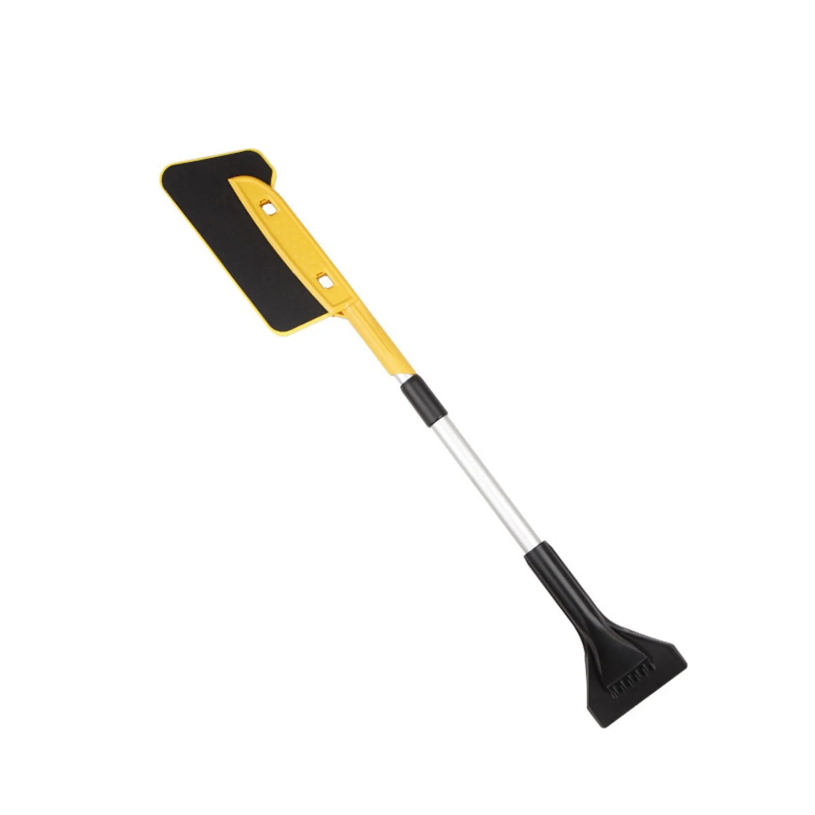QNFEPKG Three In One Snow Shovel Sponge Snow Shovel Detachable Telescopic Long Handled Snow Brush Multi Functional Aluminum Alloy De Icing Shovel
