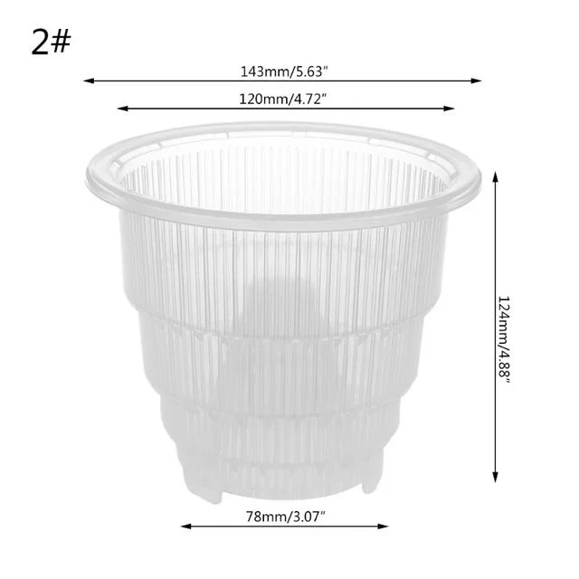 Mesh Pot Plastic Clear Orchid Flower Container Planter  Gardening Decoration  balcony decorations  succulents plants
