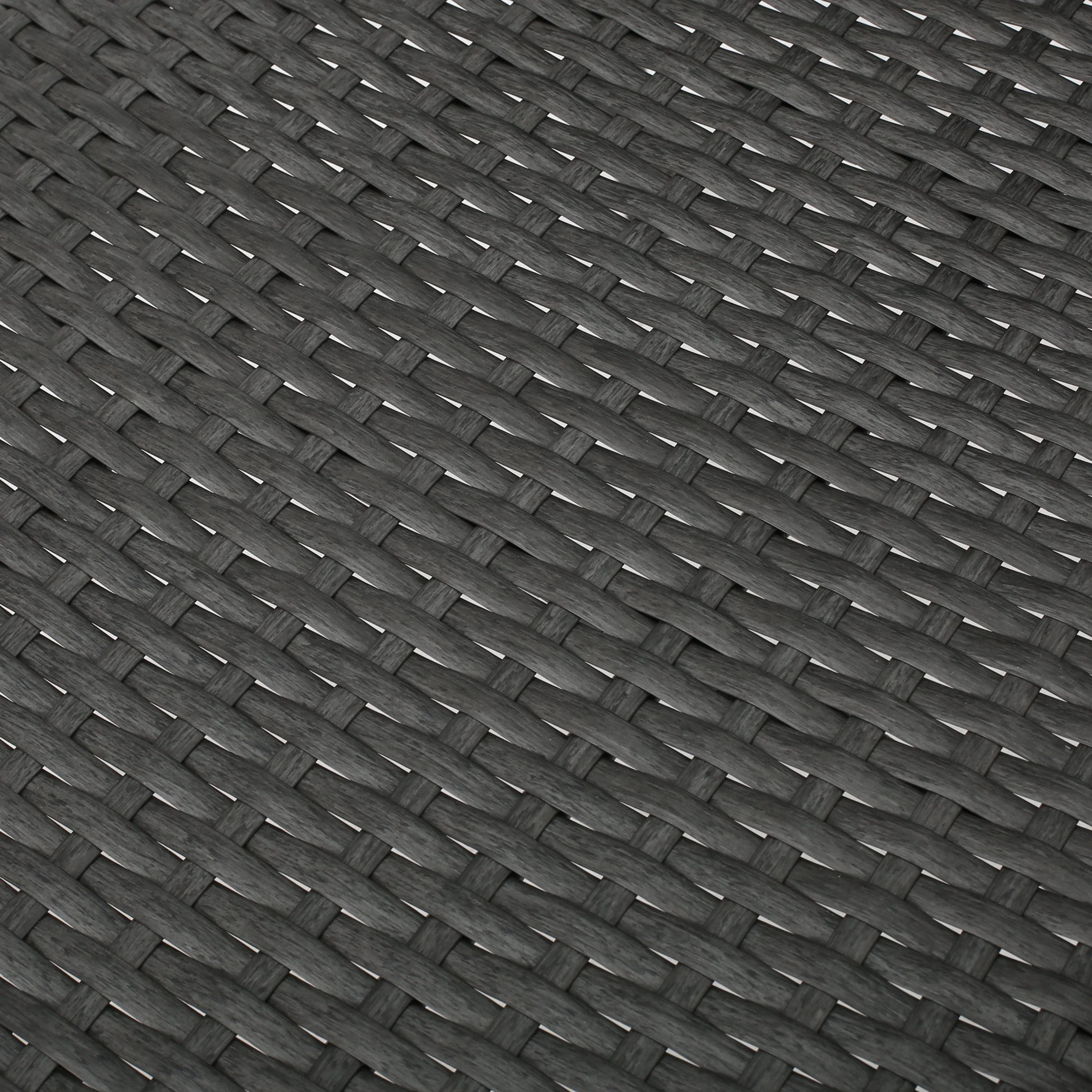 Christopher Knight Home Haye Outdoor Acacia Wood and Wicker 7 Piece Expandable Dining Set by  dark gray + gray