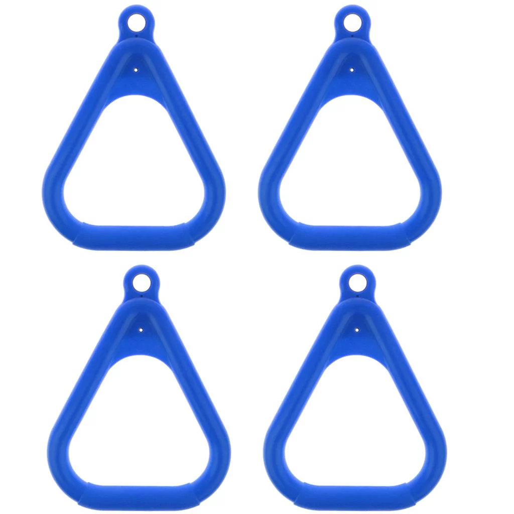 Coated Rings for Swing Set Outdoor Equipment Swing Accs Blue
