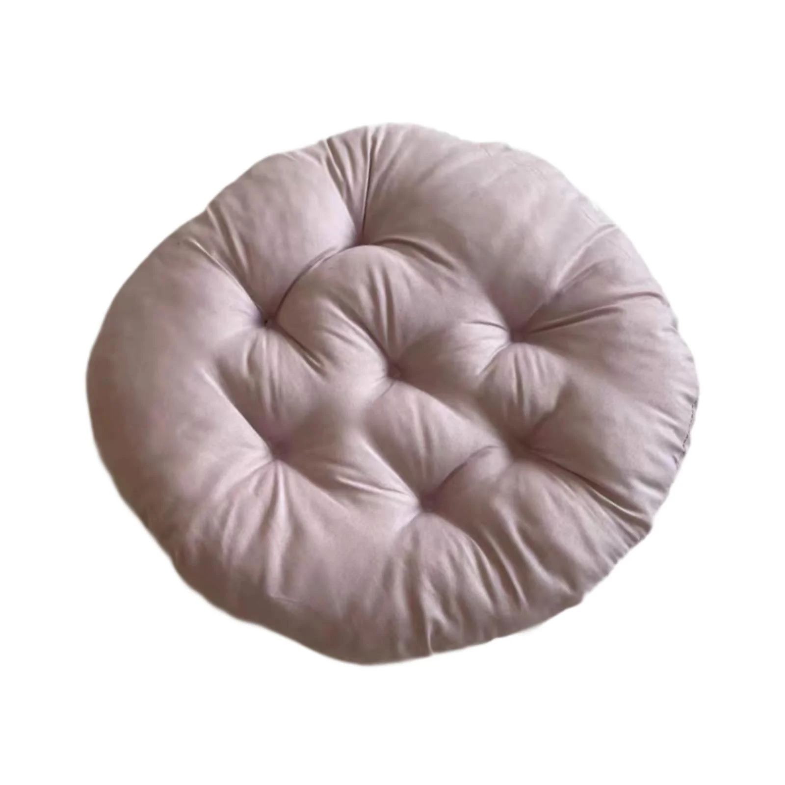 koolsoo Chair Pad Padded Seat Cushion Egg Shape Accessory Multipurpose Chair Cushion Garden Chair Mat for Rocking Chair Seats Bedroom Pink