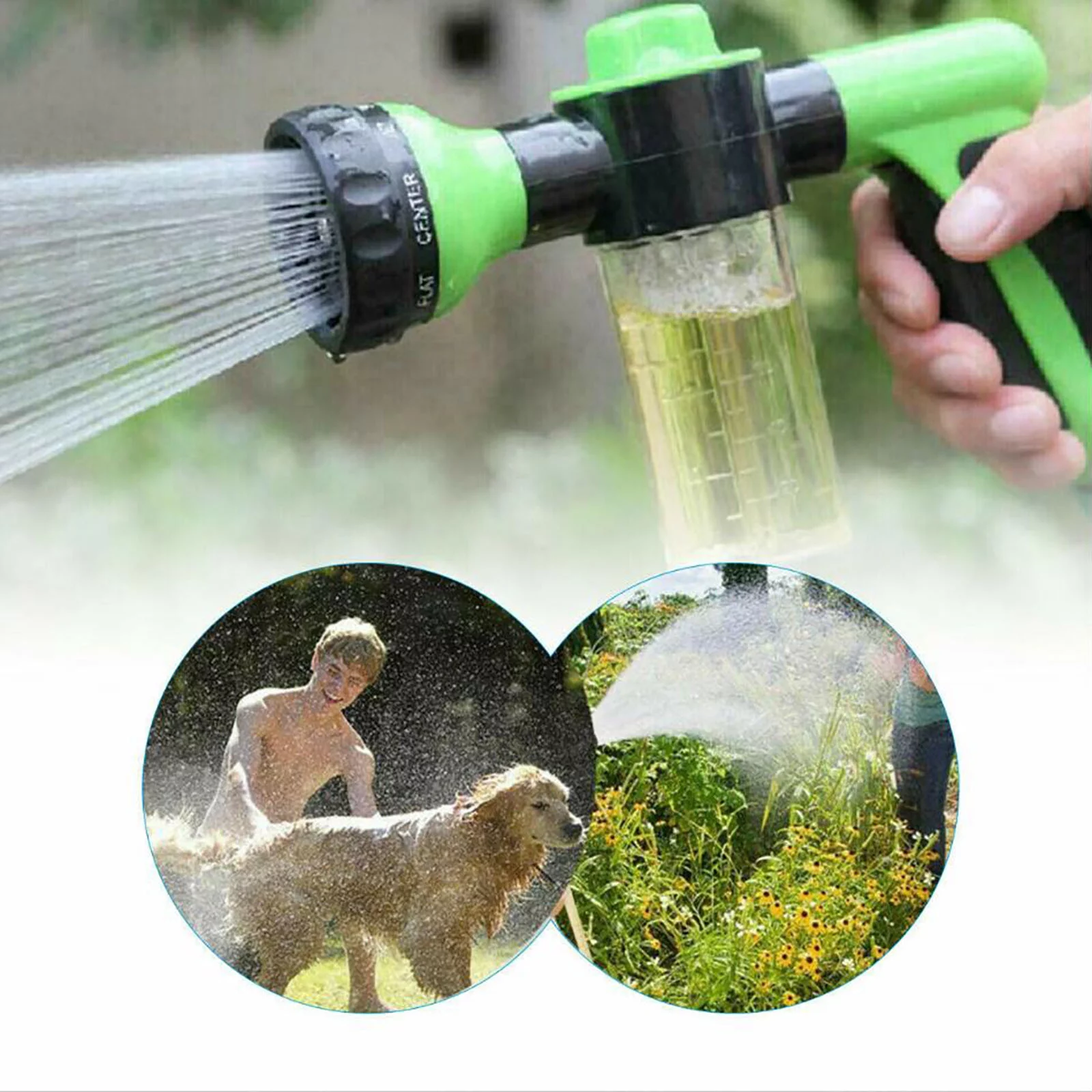 Ljxge Water Sprinklers Hose Pressure Hose Garden Nozzle Nozzle Foam Sprinkler Sprinkler Patio & Garden
