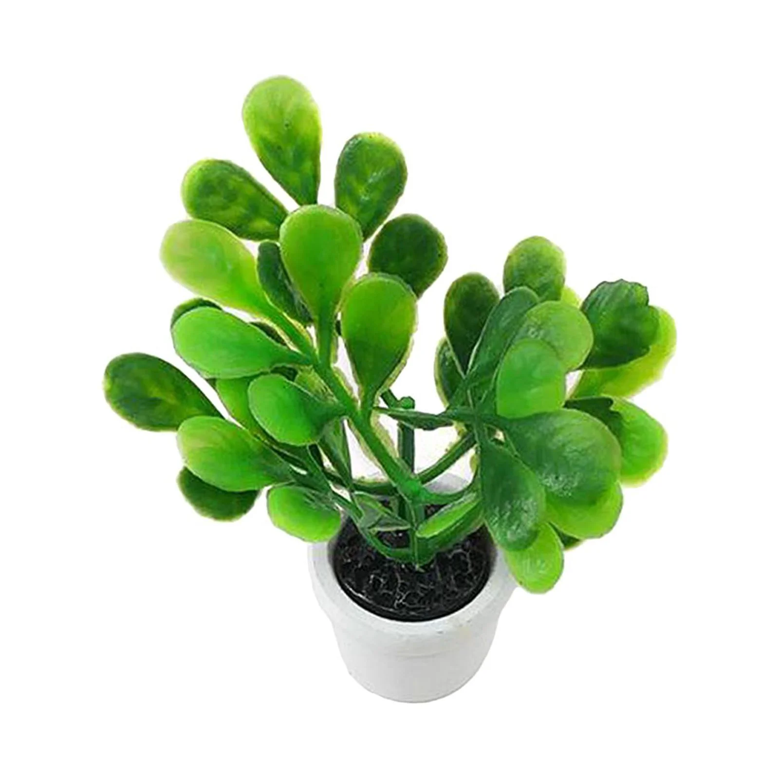 STARTIST 6x1:12Scale Green Plant & Pot Dolls House Miniature Garden Flower Bush 6 Pcs