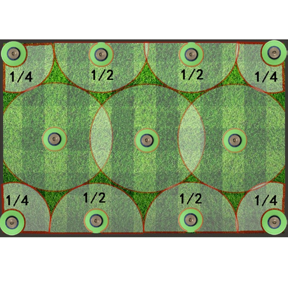 90- Degree 4Pcs/lot Garden Lawn Sprinkler  Automatic Retractable Spray Irrigation System Copper Nozzle #GW00107