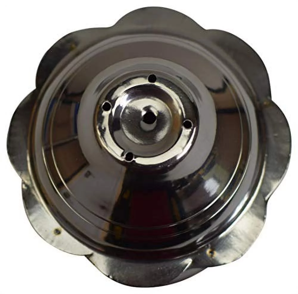 OM SHRI OM Stainless Steel Incense Sticks Holder Agarbatti Stand Diya Holder Steel Design Holder