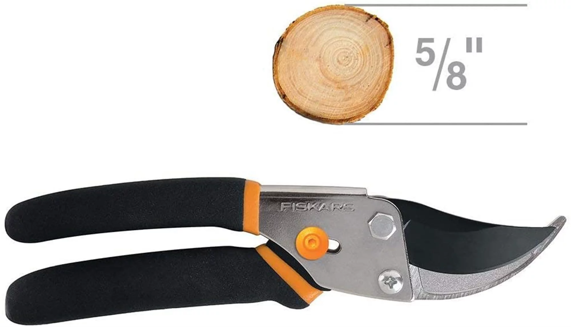 Fiskars (#91095935) Pro Bypass Pruner Garden Hand Pruning Shears, Pack of 2