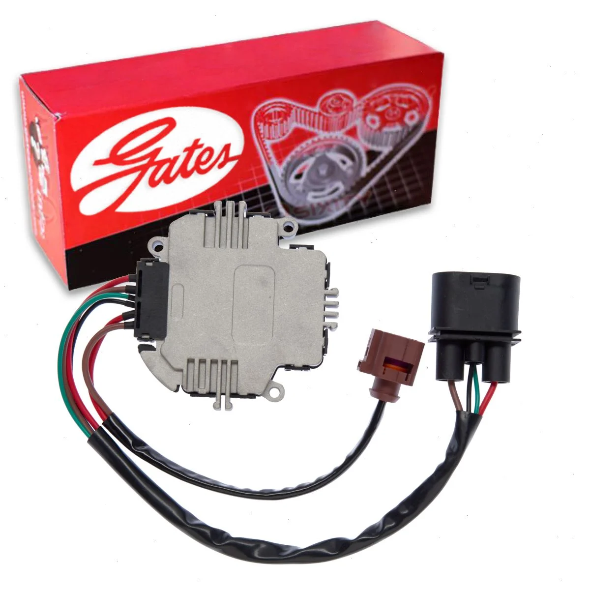 Gates Engine Cooling Fan Module compatible with Volkswagen Passat CC 2.0L 3.6L L4 V6 2009-2012