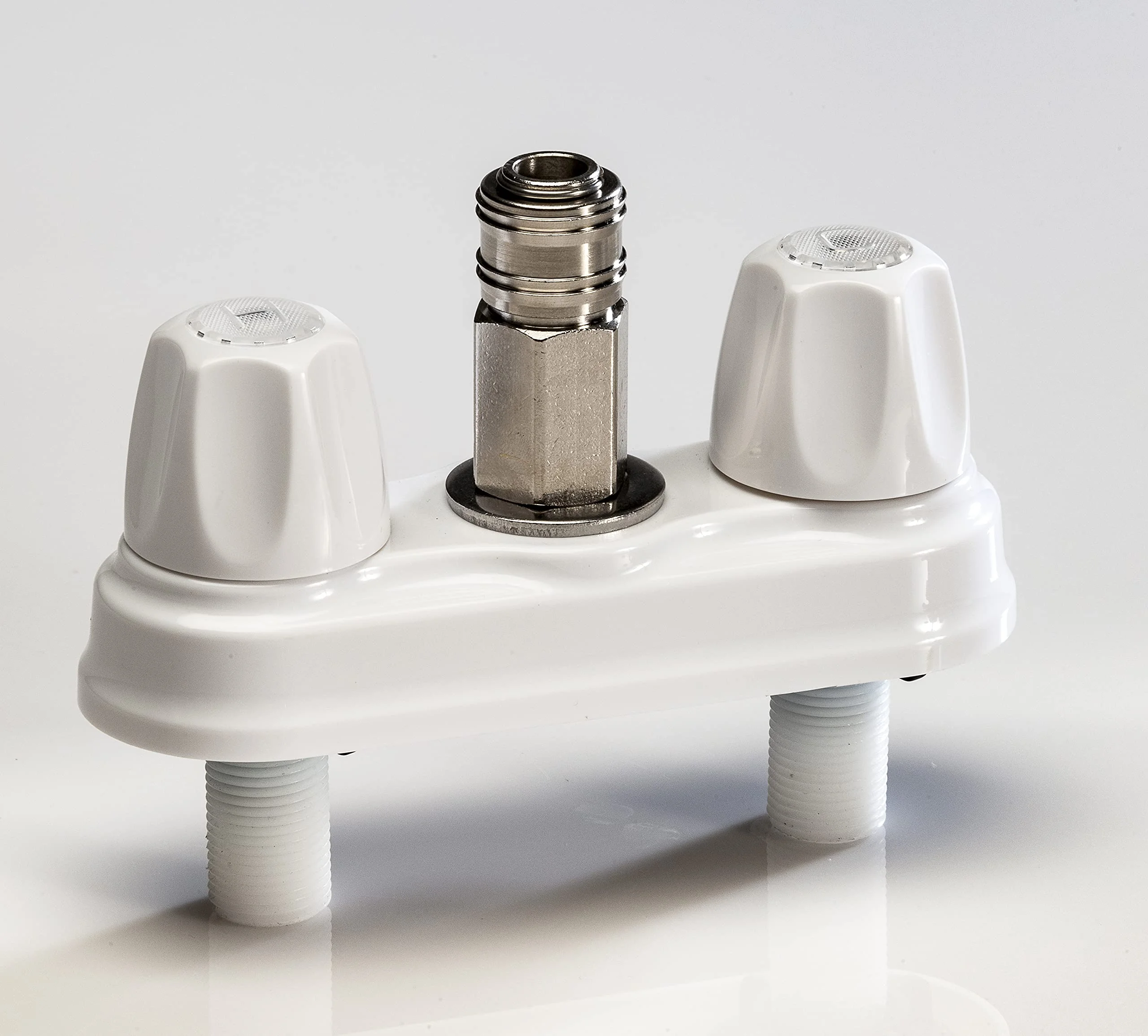 AMERICAN BRASS CRD-EMPR-QDC-W 4in Quick Disconnect Valve, White, Empire Brass - Carded