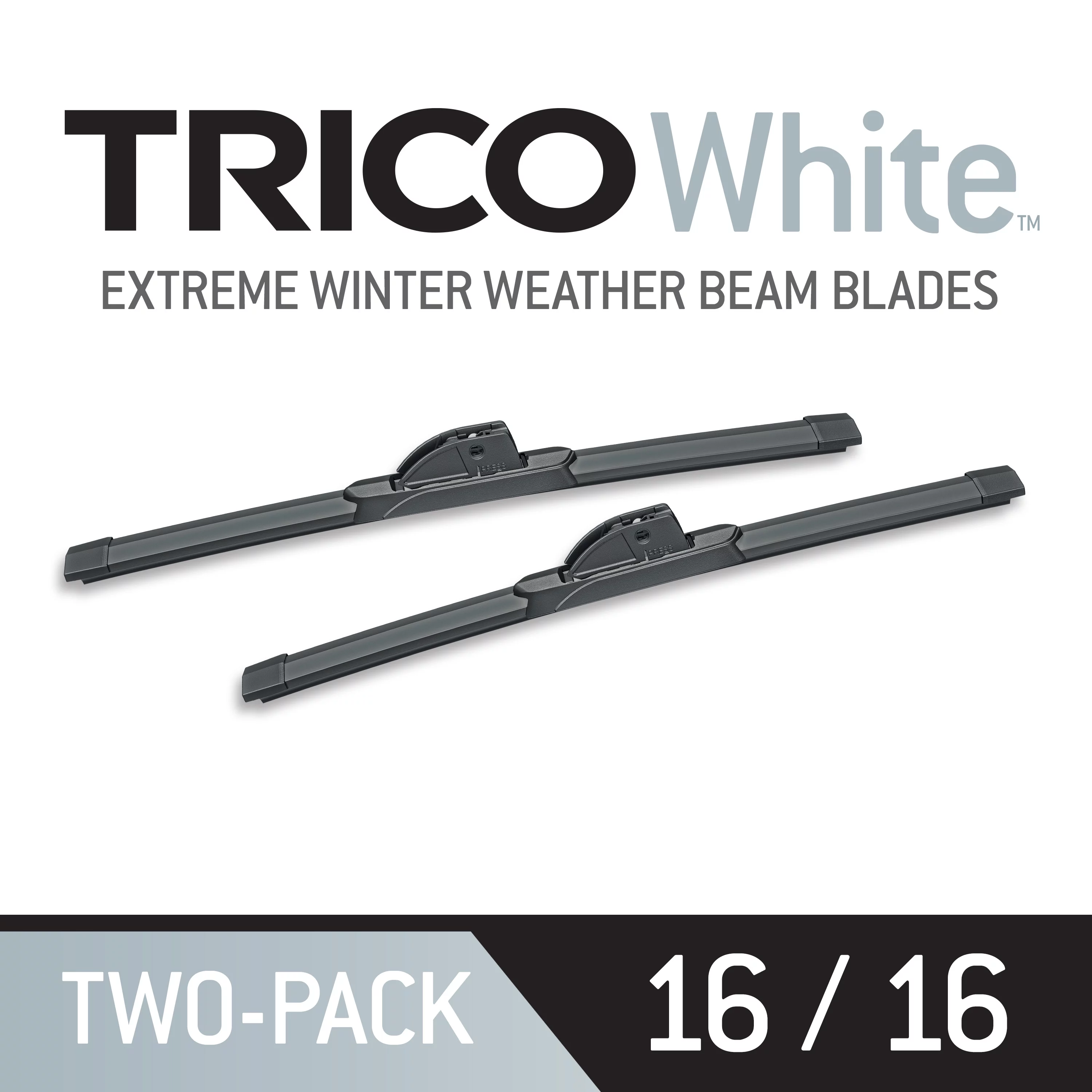 TRICO White 2 Pack, 16