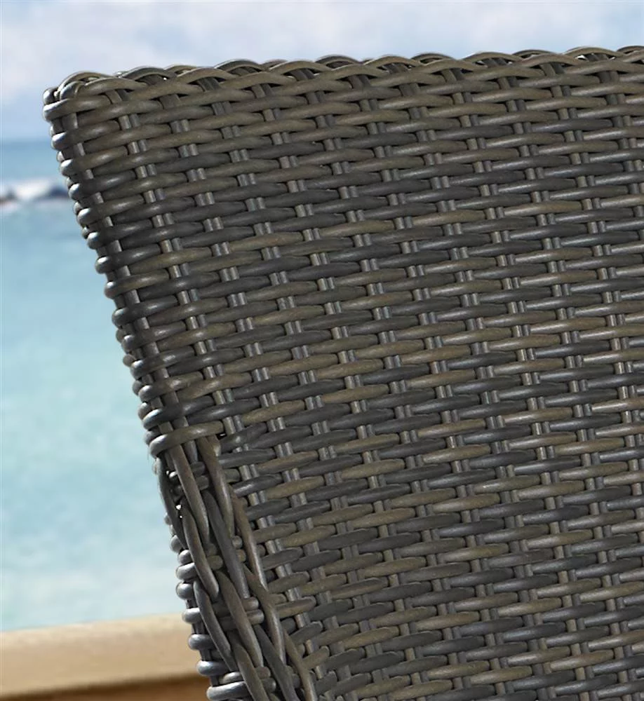 Padmas Plantation  Outdoor Alfresco Dining Chair - Crocodile Rattan