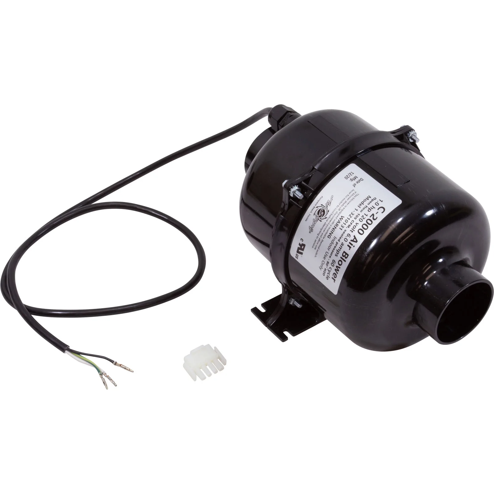 Blower, Air Supply Comet 2000, 1.0hp, 115v, 4.5A, 4ft AMP