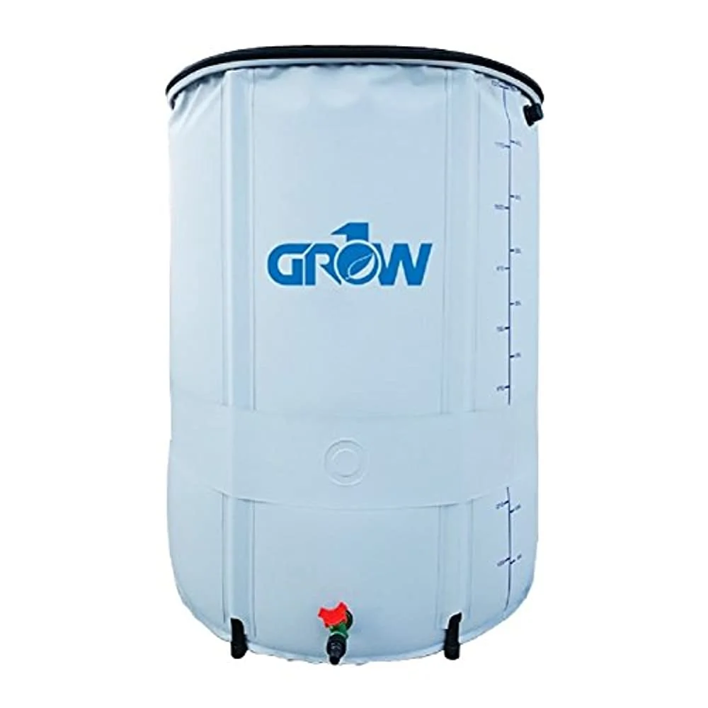 GROW1 Collapsible Reservoir Water Tank Storage Barrel 13 Gallon
