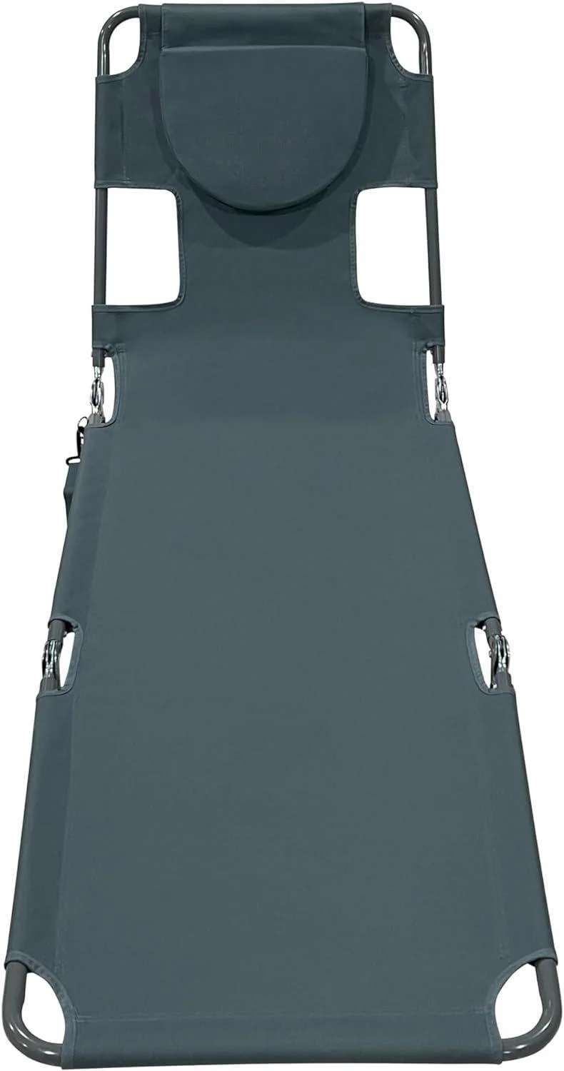 Lightweight 4-seater folding beach/pool lounge chair lounge