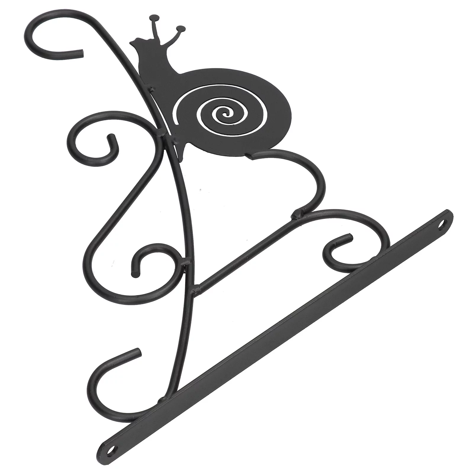 Hanging Basket Flower Stand European Style Wall Mounted Wrought Iron Flower Basket Living Room Balcony Flower Stand