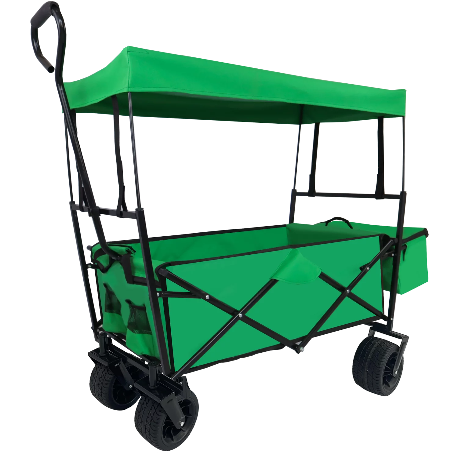 ZWNLKQG Outdoor Garden Park Utility  wagon portable beach trolley cart camping foldable folding wagon