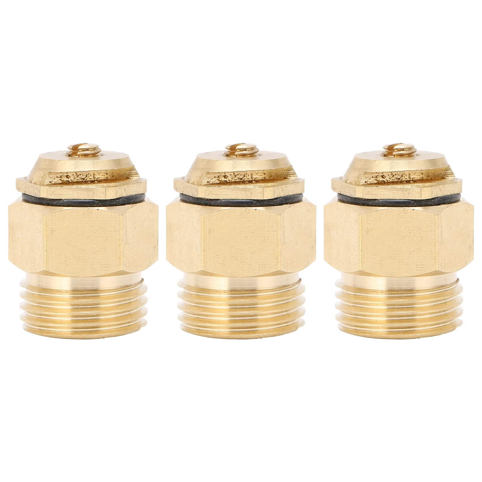 Verdant Touch Watering Spray Head Refraction Sprinkler Nozzle G1/2, 3PCS Adjustable Copper Micro Sprinkler Head for Garden Irrigation