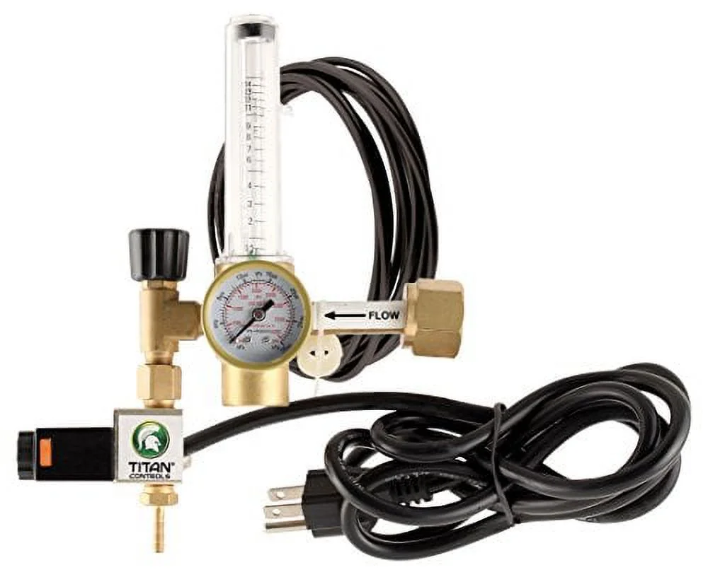 Titan Controls Carbon Dioxide (CO2) Regulator for 120V Controllers & Timers