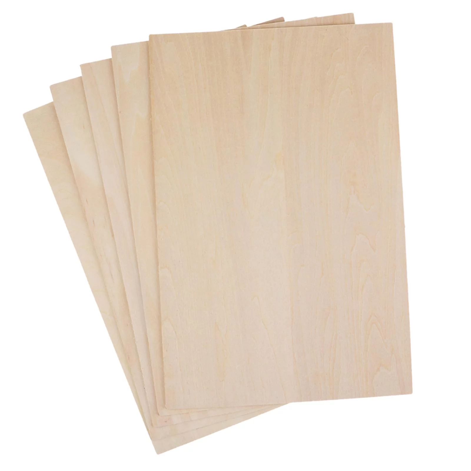 HOMYL 2x10Pcs Basswood Boards, Wood Sheets Board, Miniature Models Making, Unfinished 2 Pcs