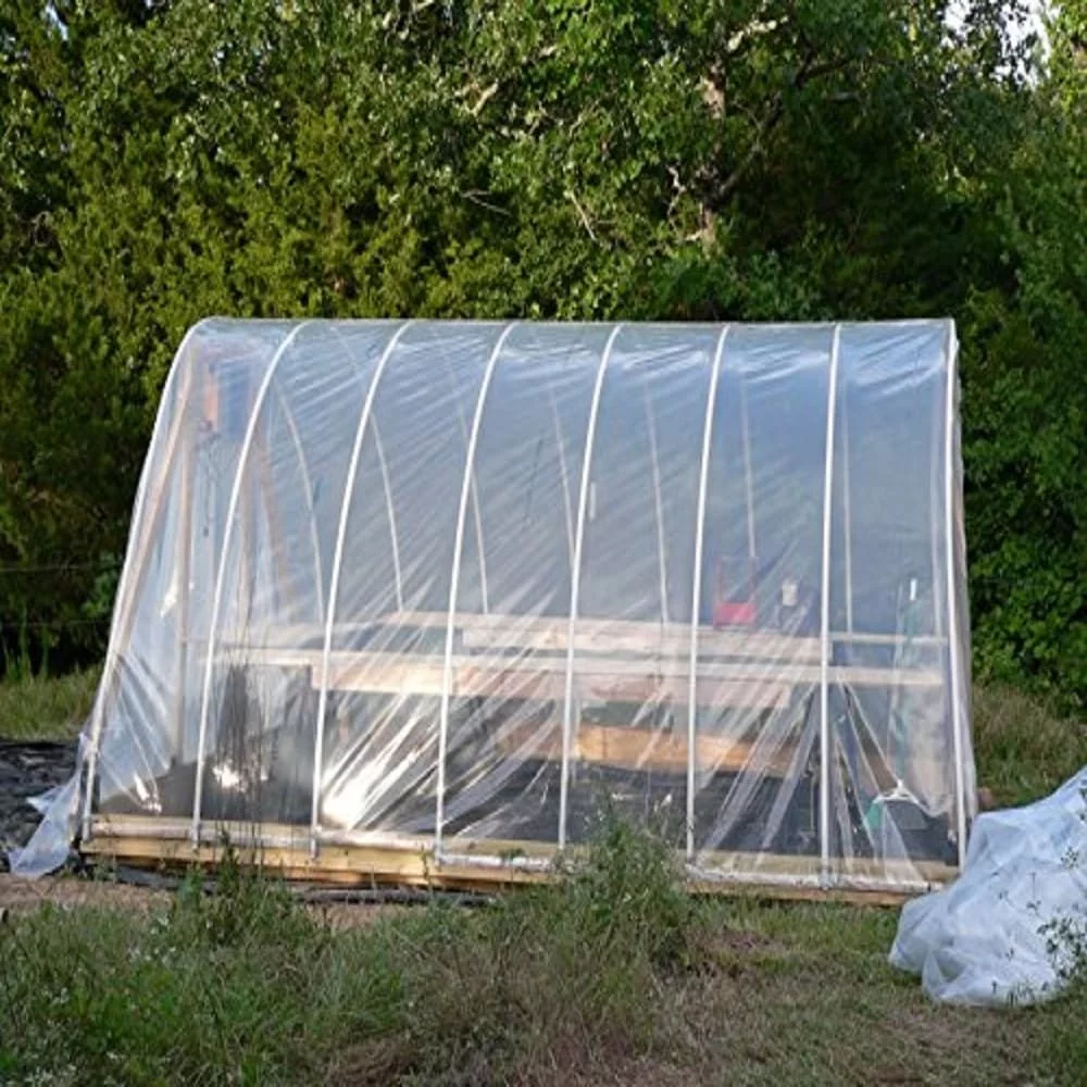 Agfabric 3.1Mil Plastic Covering Clear Greenhouse Film 12x16f 12x16ft