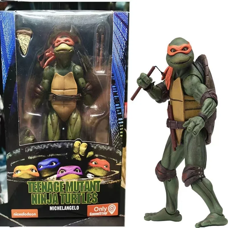 1990 MovieTeenage Mutant Ninja Turtles Michelangelo Action Figure