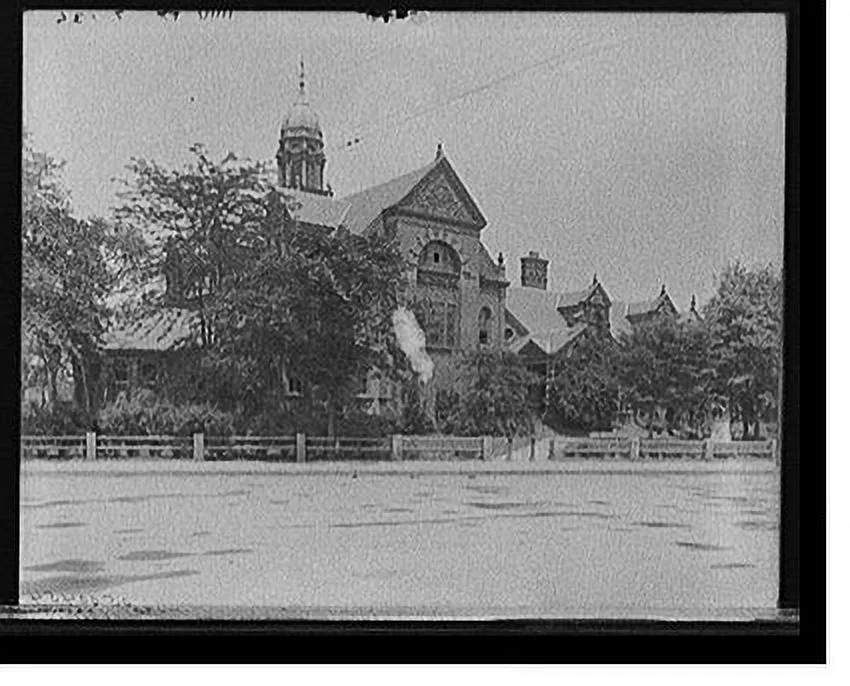 Historic Framed Print, [Hemenway gymnasium, Harvard University, Cambridge, Mass.], 17-7/8