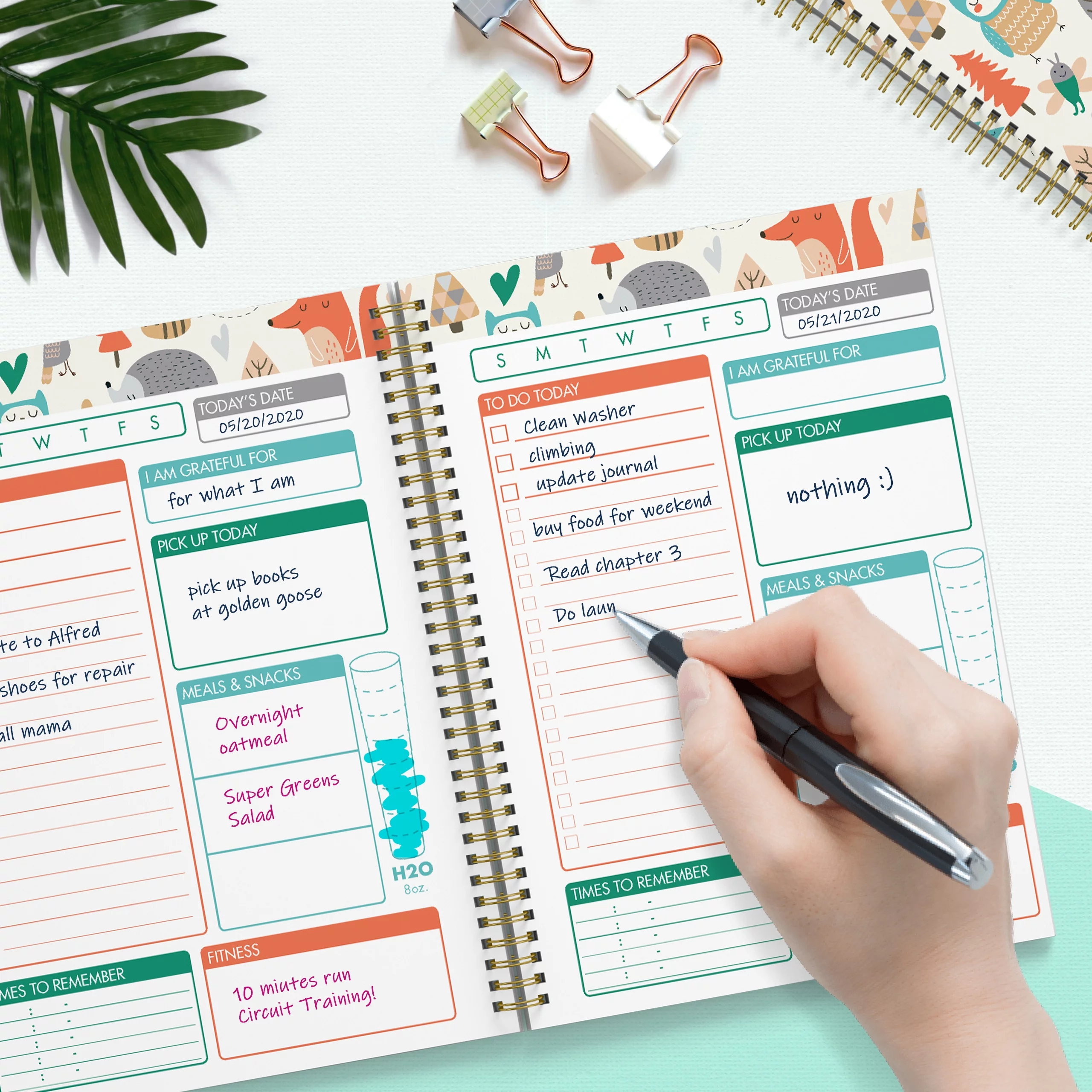 To Do List Daily Task Checklist Planner Time Management Notebook, 8.25